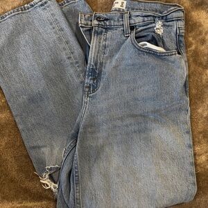 Abercrombie & Fitch Light Blue 90’s Straight Leg Jeans